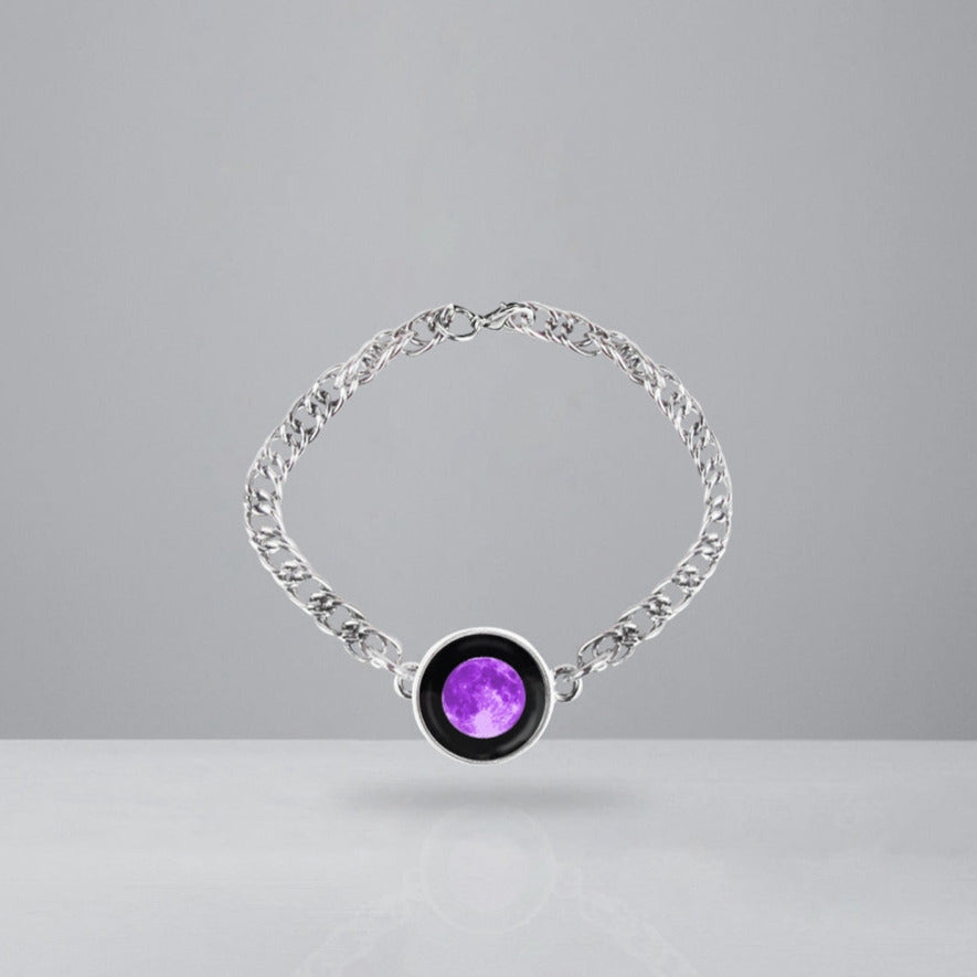 Moon Bracelet in Purple