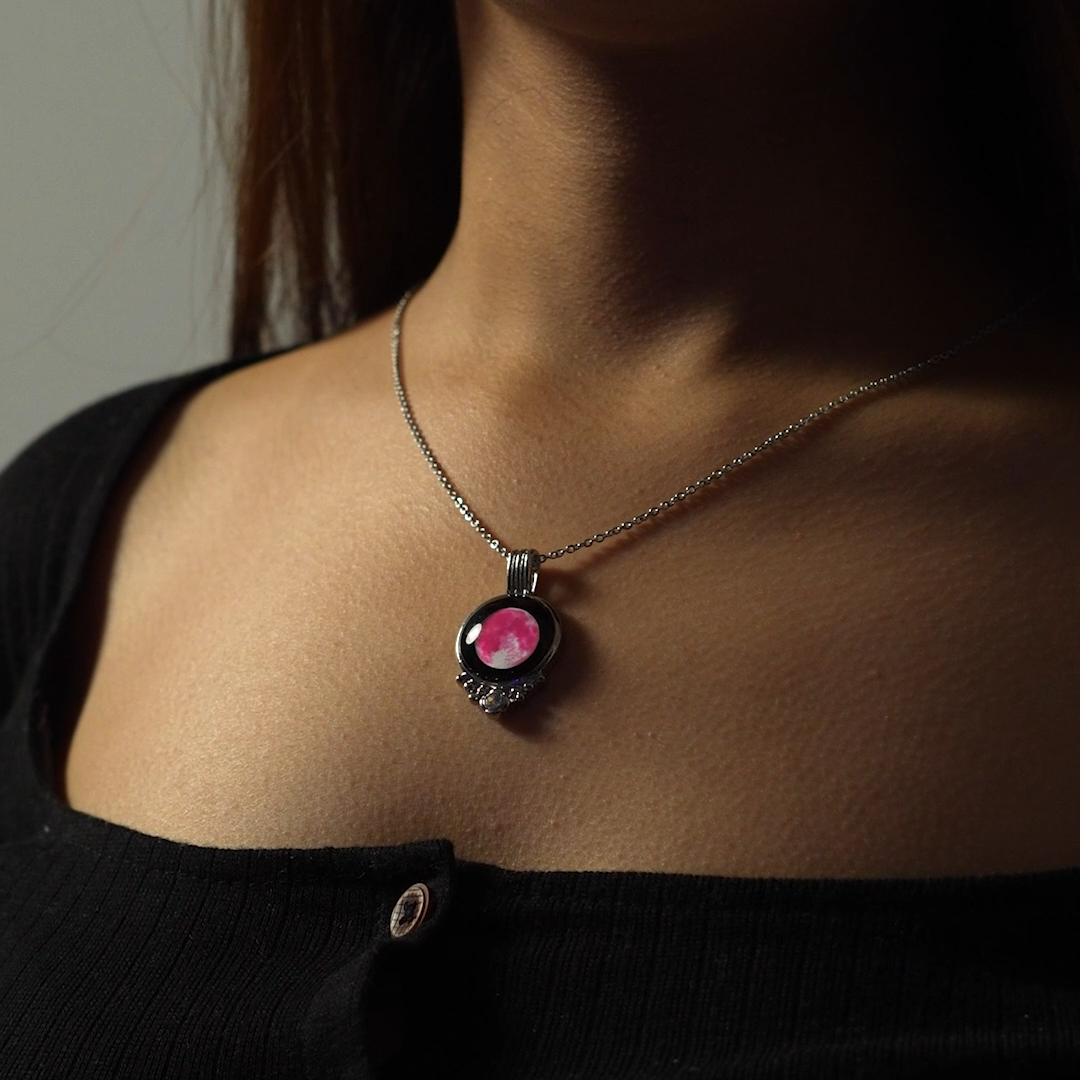 Pink Charm Link Chain