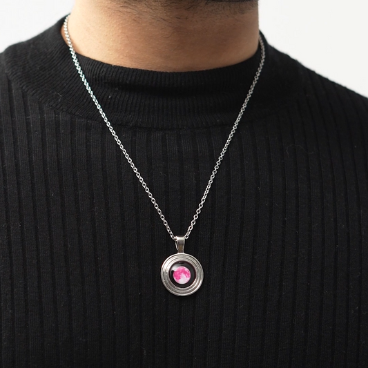 Pink Knight Link Chain