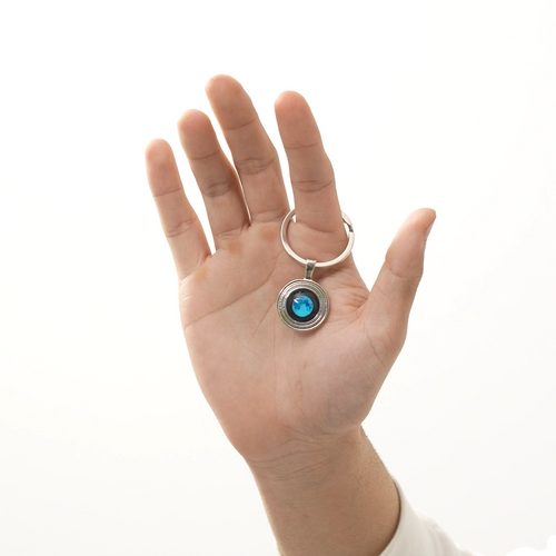 Blue Moon Memory Keychain