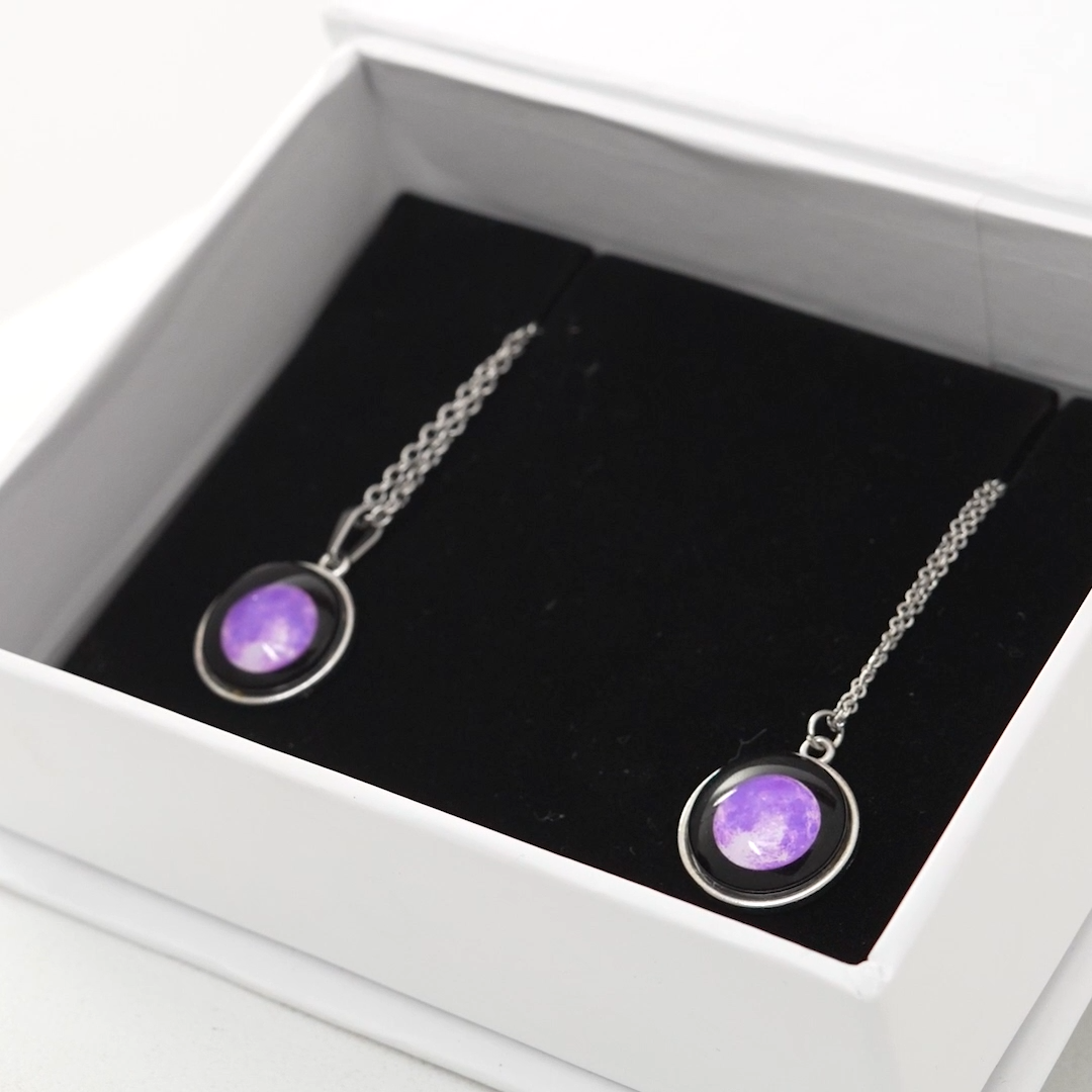 Purple Necklace set