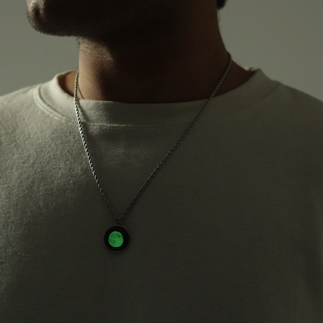 Solar Eclipse Moon Rope Chain