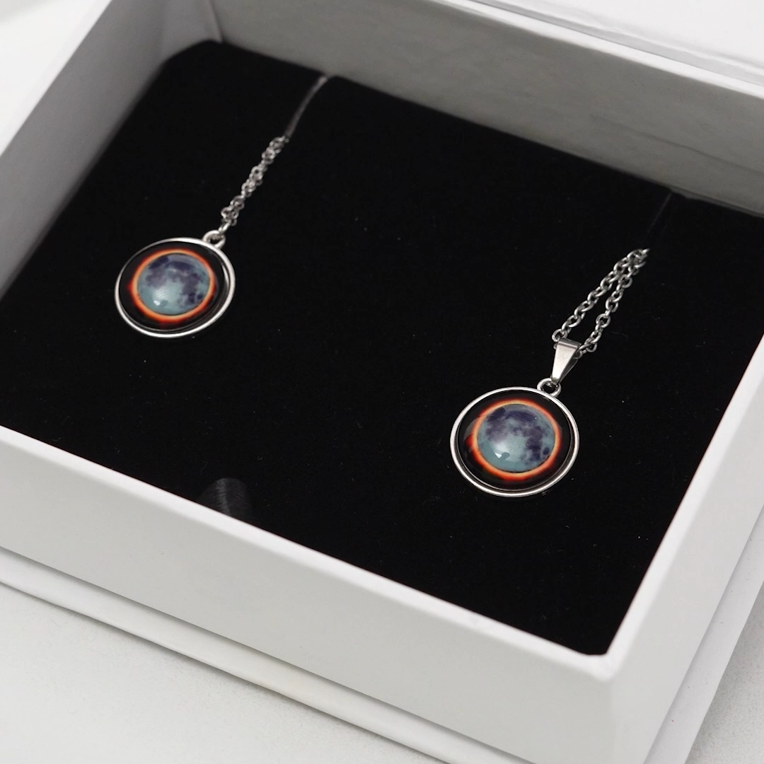 Solar Eclipse Necklace set