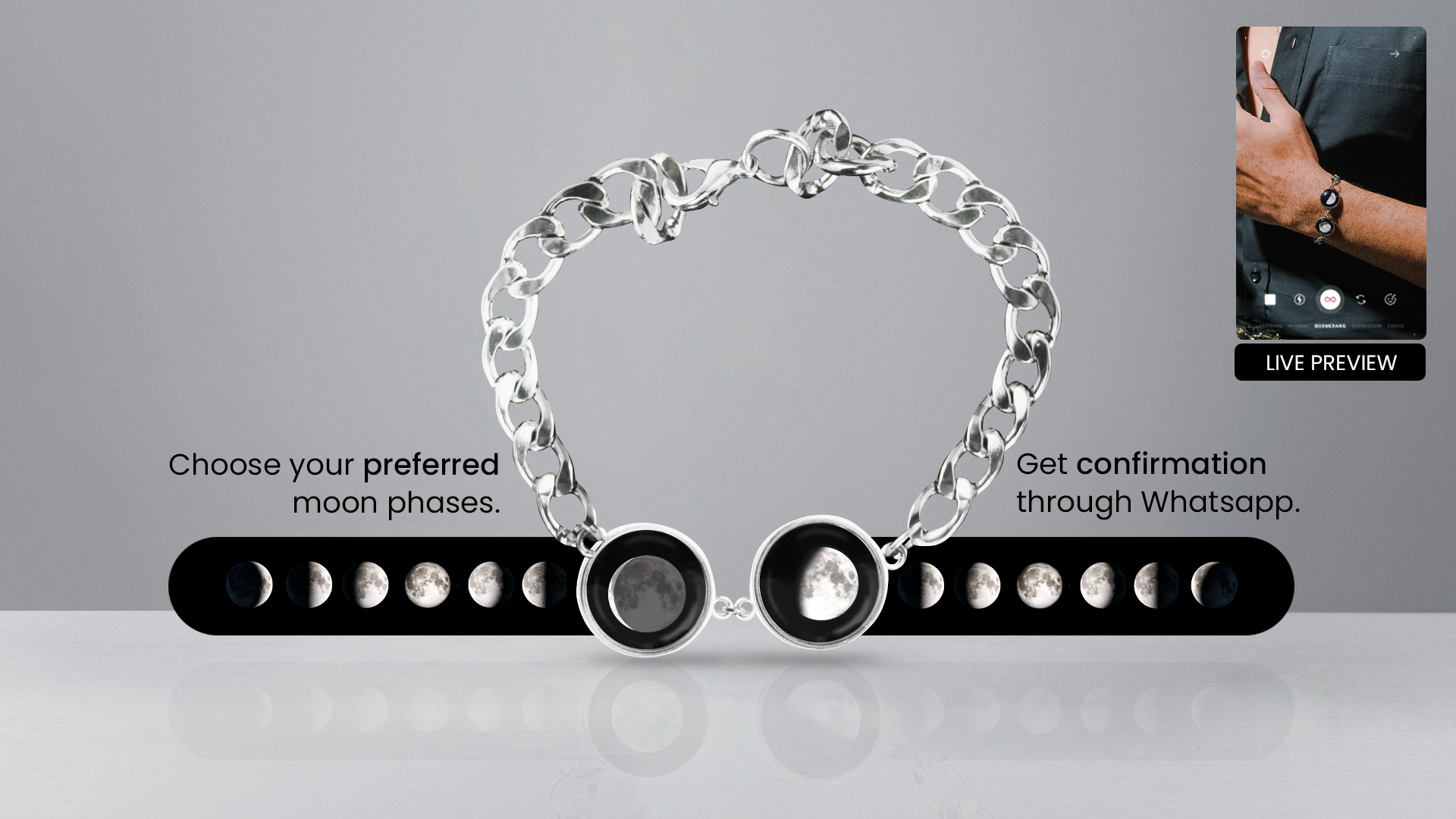 Classic Twin Moon Nova Bracelet