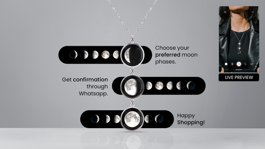 Tri-moon Necklace (Women)