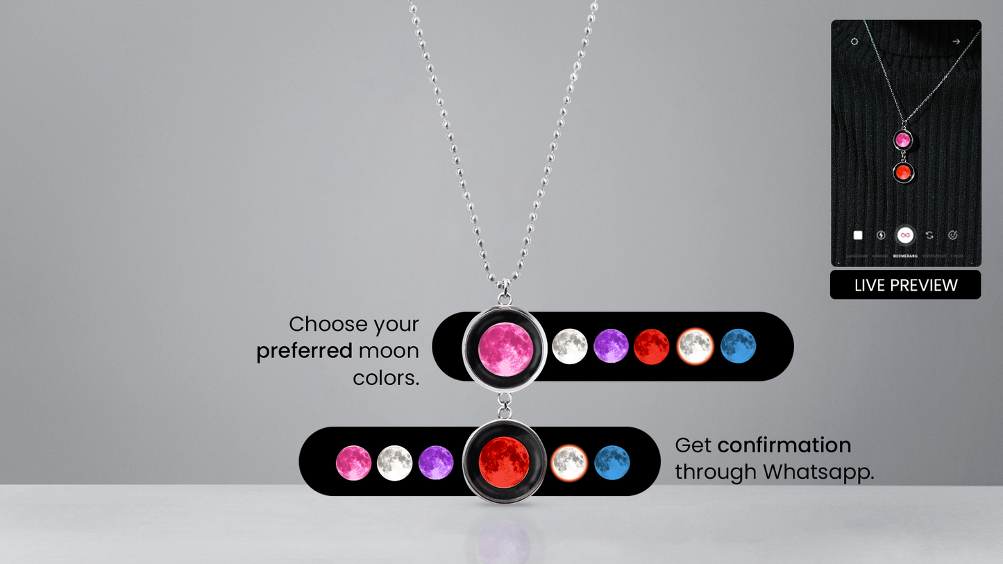 Bead Chain Classic Twin Moon