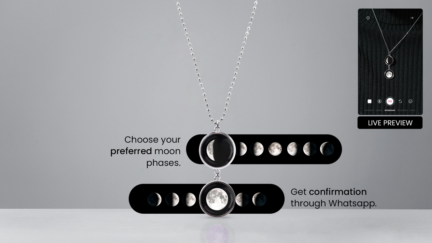Bead Chain Classic Twin Moon