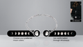 Classic Twin Moon Link Bracelet