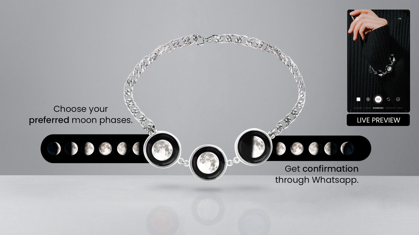 Tri-moon Bracelet (women)