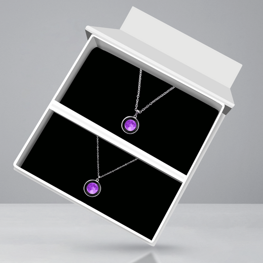 Purple Necklace set