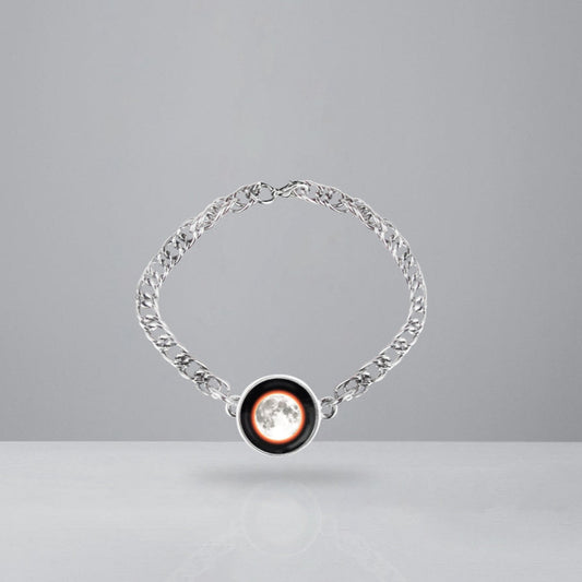 Solar Eclipse Moon Link Bracelet