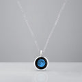 Thick Blue Moon Nova Necklace