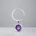 Purple Moon Memory Keychain