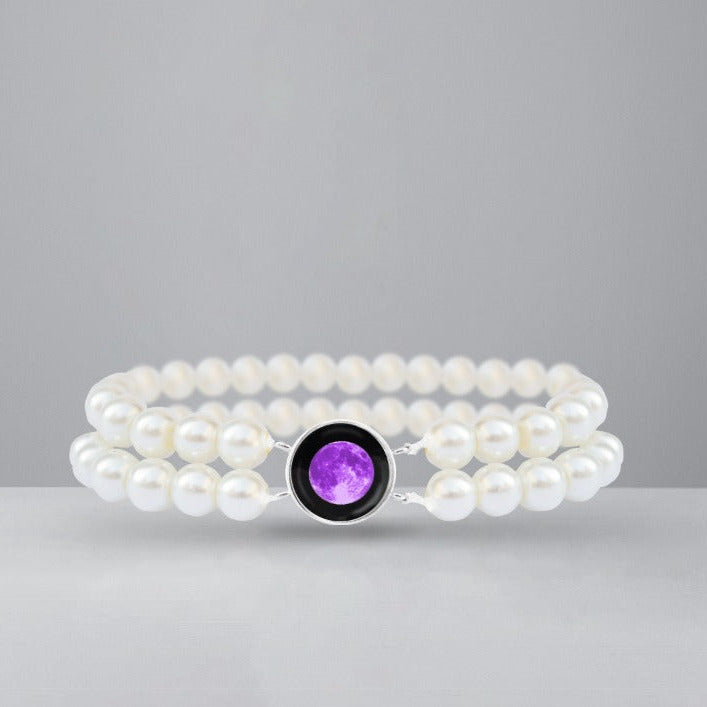 Twin Aurora Purple Bracelet