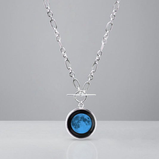Twilight Blue Moon Necklace