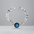 Link Chain Bracelet in Blue