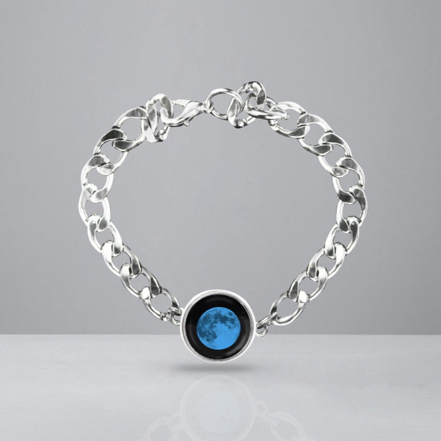 Link Chain Bracelet in Blue