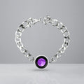 Moon Bracelet in Purple