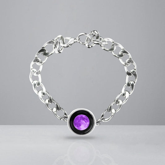 Moon Bracelet in Purple