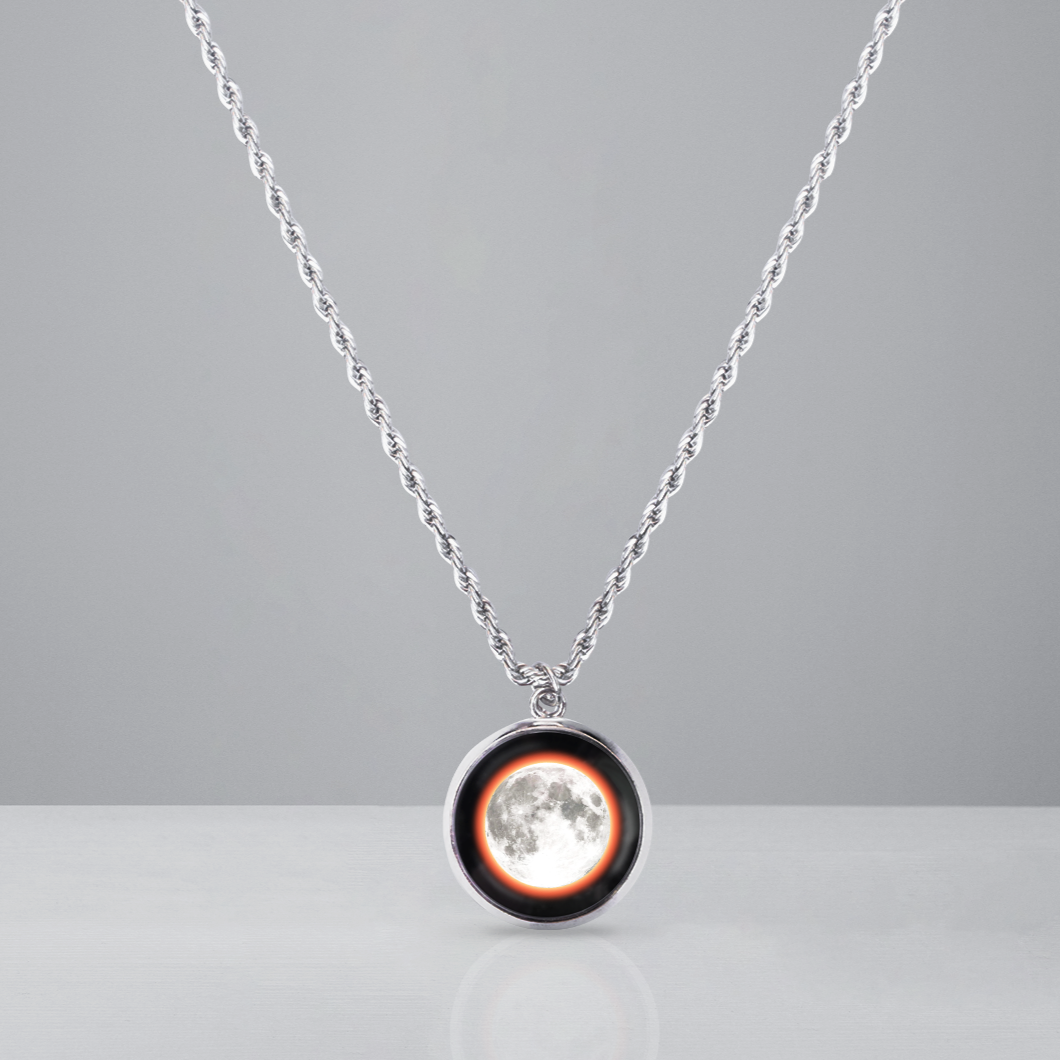 Solar Eclipse Moon Rope Chain