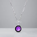 twilight Purple Moon Necklace