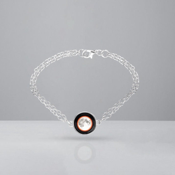 Solar Eclipse Moon Anklet