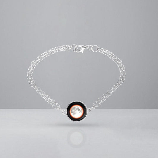 Solar Eclipse Moon Anklet