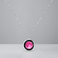 Pink moon Link Chain