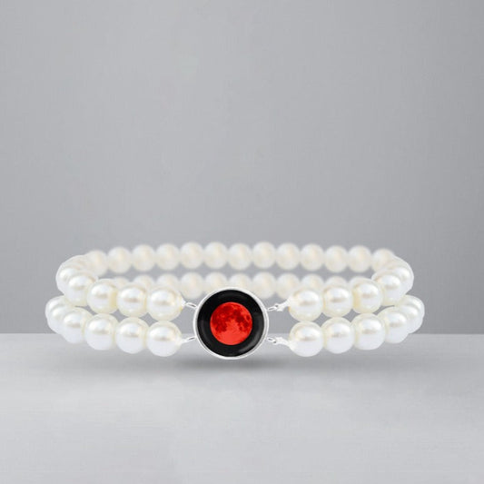 Twin Aurora Red Bracelet