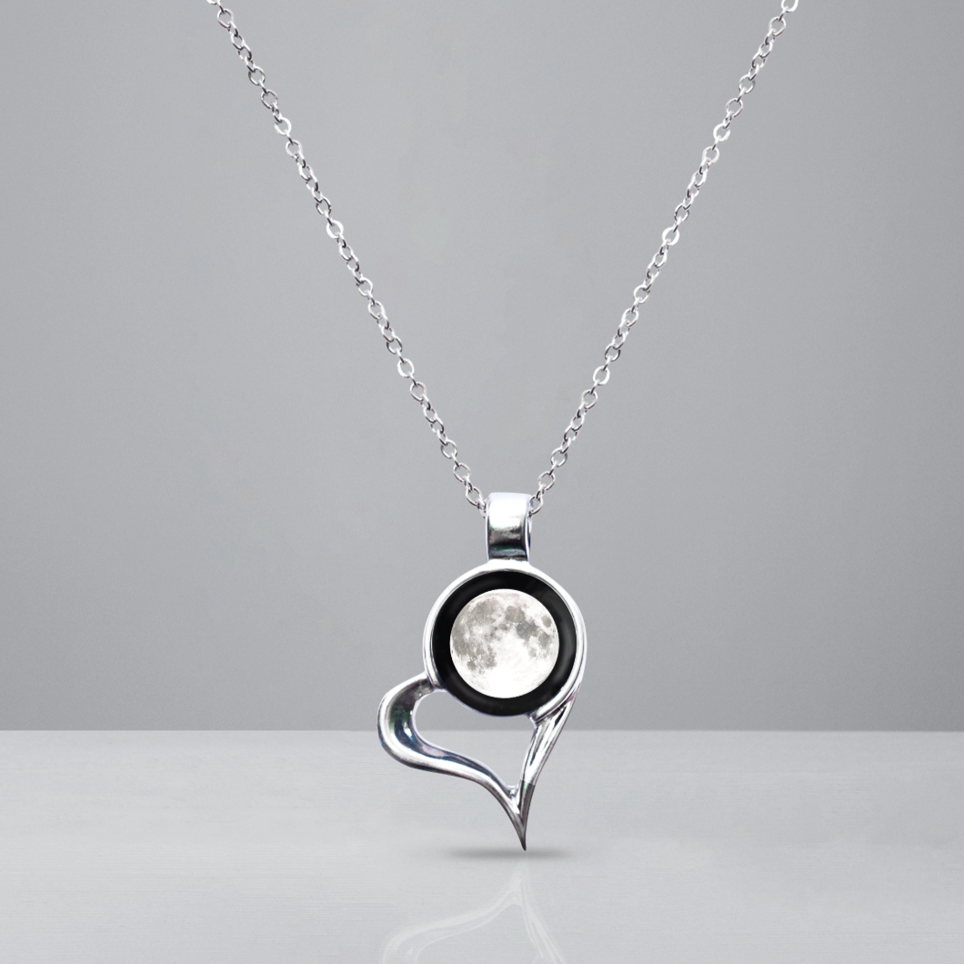 Birthmoon Heart Link Necklace
