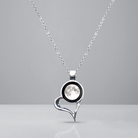 Birthmoon Heart Link Necklace
