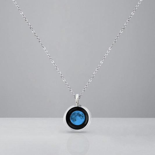 Blue Classic Link Necklace