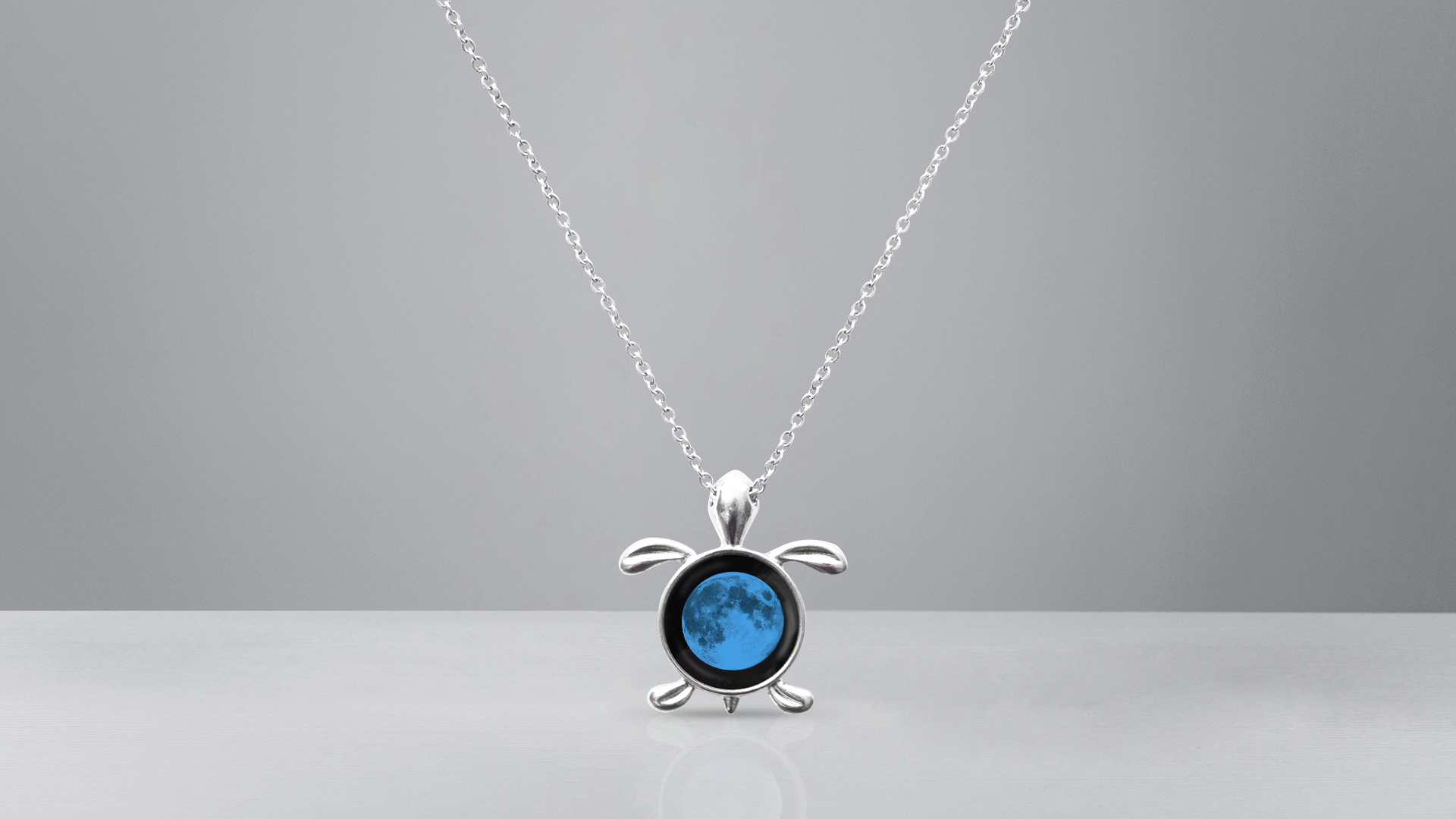 Find Your Moon - Locket Turtle
