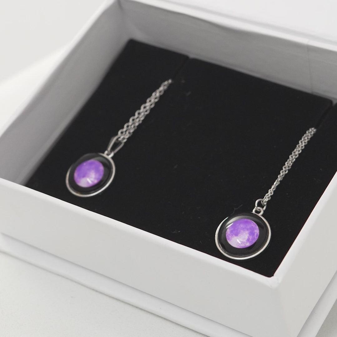 Purple Necklace set