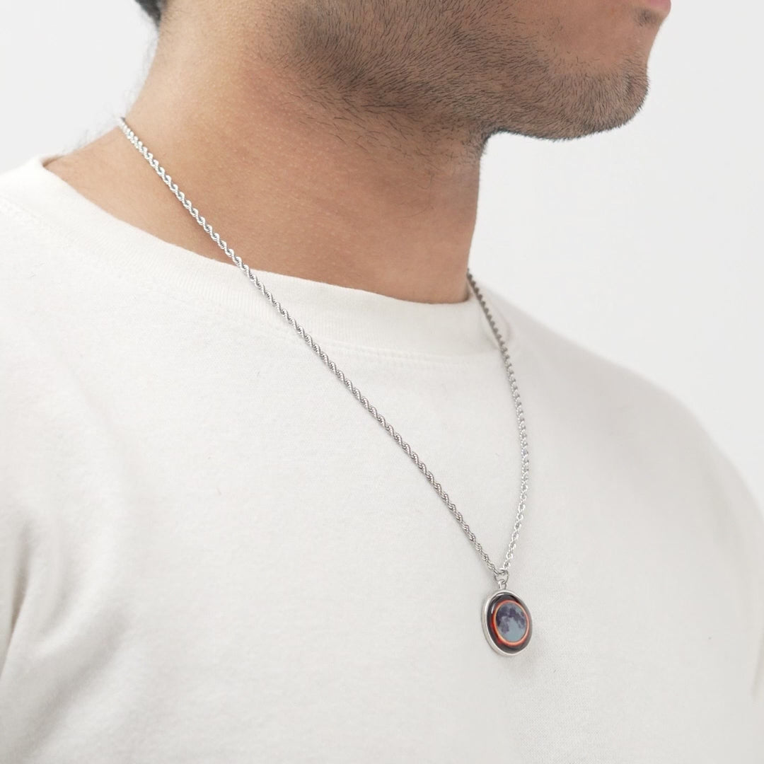 Solar Eclipse Moon Rope Chain