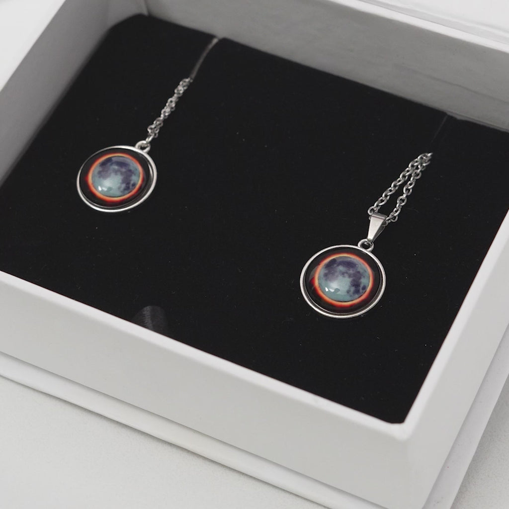 Solar Eclipse Necklace set
