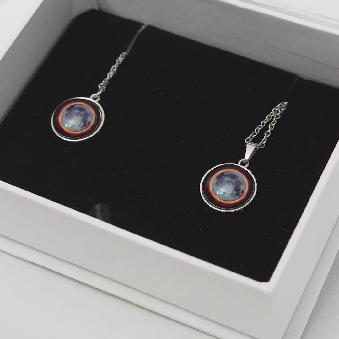 Solar Eclipse Necklace set
