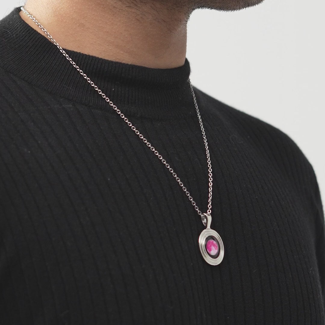 Pink Knight Link Chain